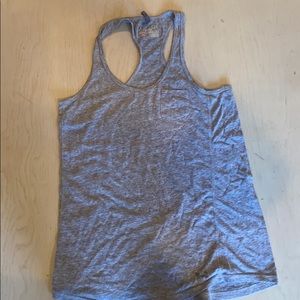 Gray under armor tank top